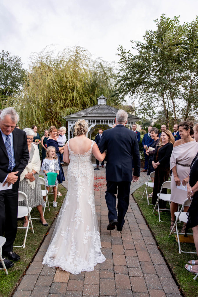 wedding ceremony at greate bay country club