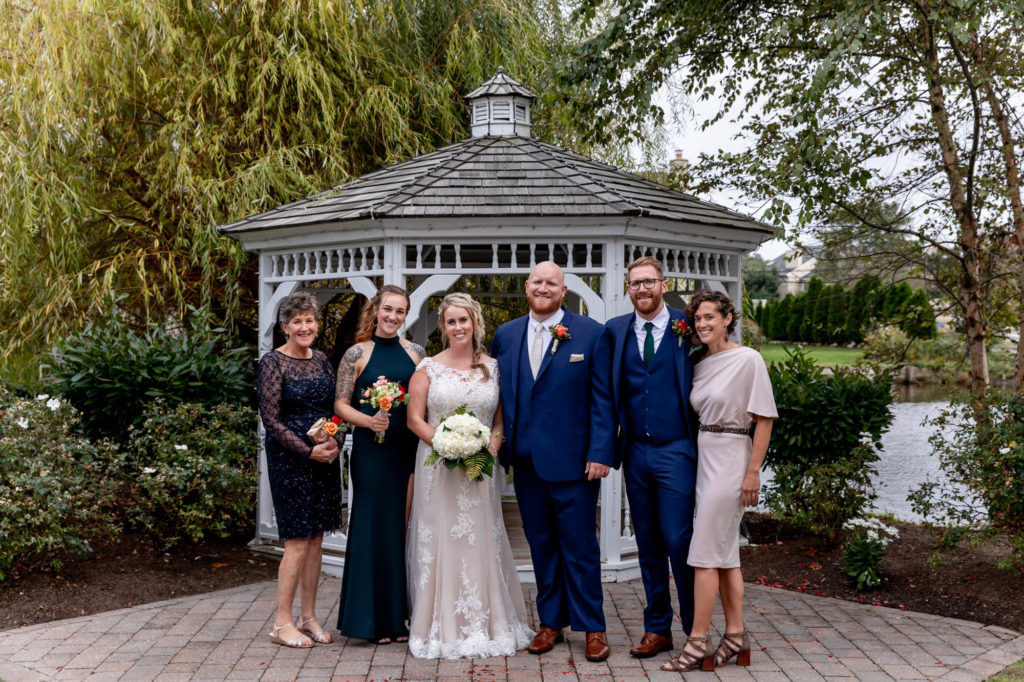 formal photos at a greate bay country club wedding