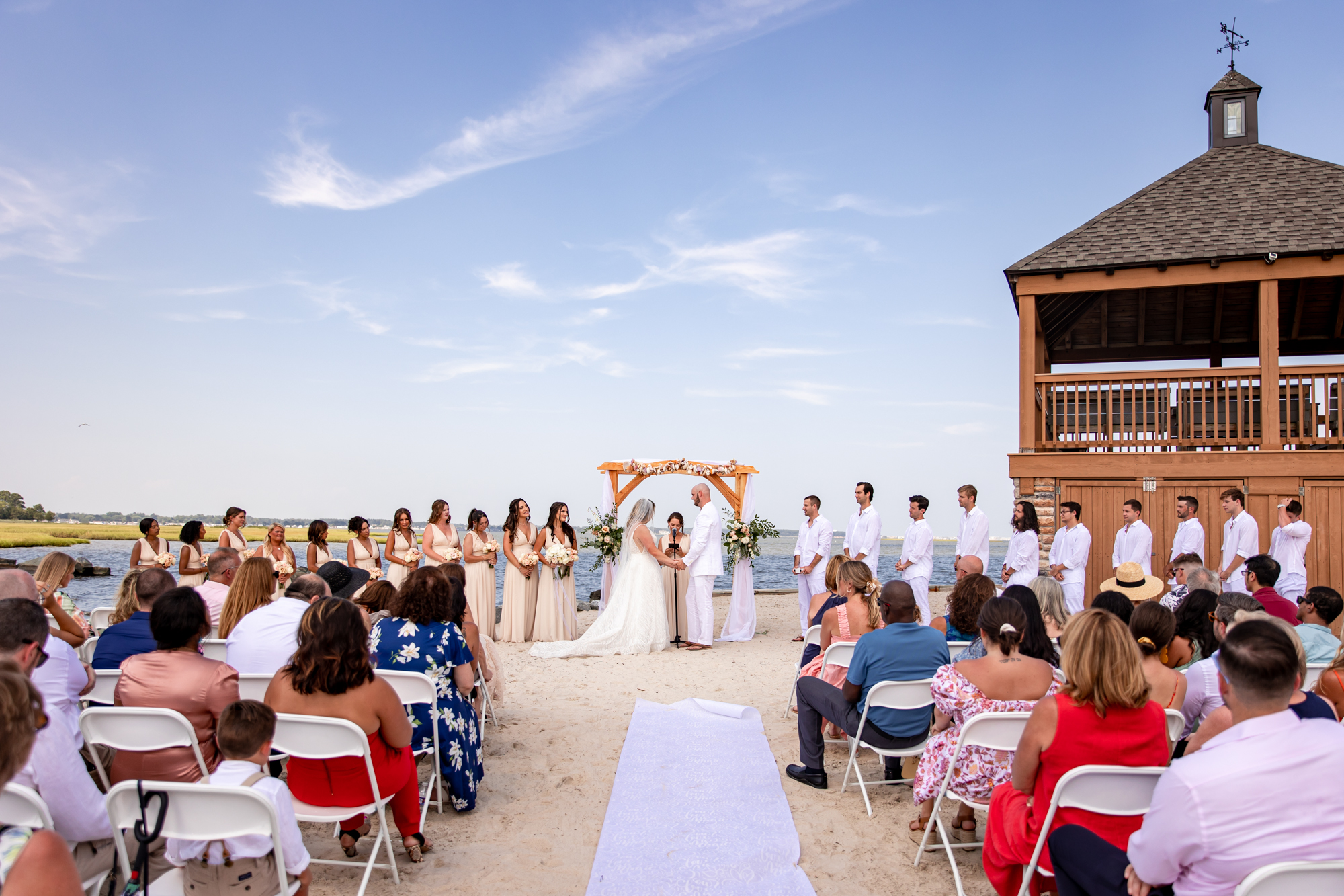 coastal, enchanting rehoboth beach wedding