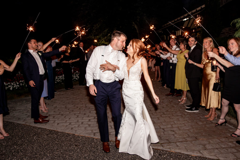 guests dancing at a knowlton mansion wedding reception
