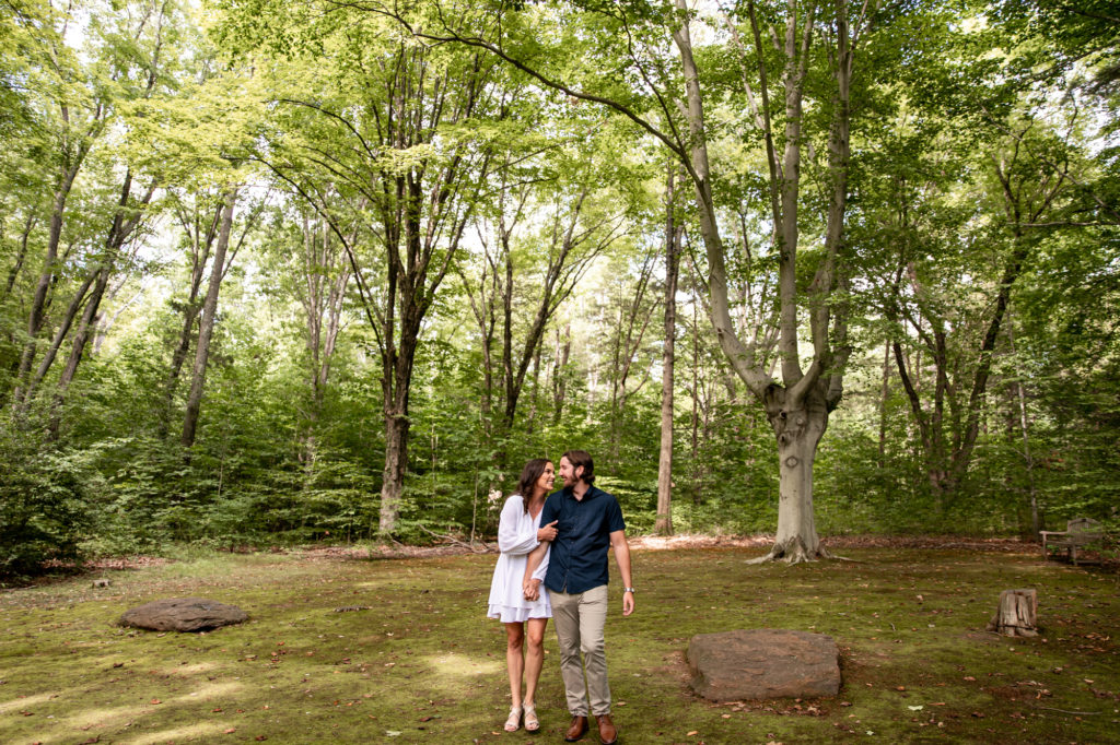 bowman's hill wildflower preserve engagement session