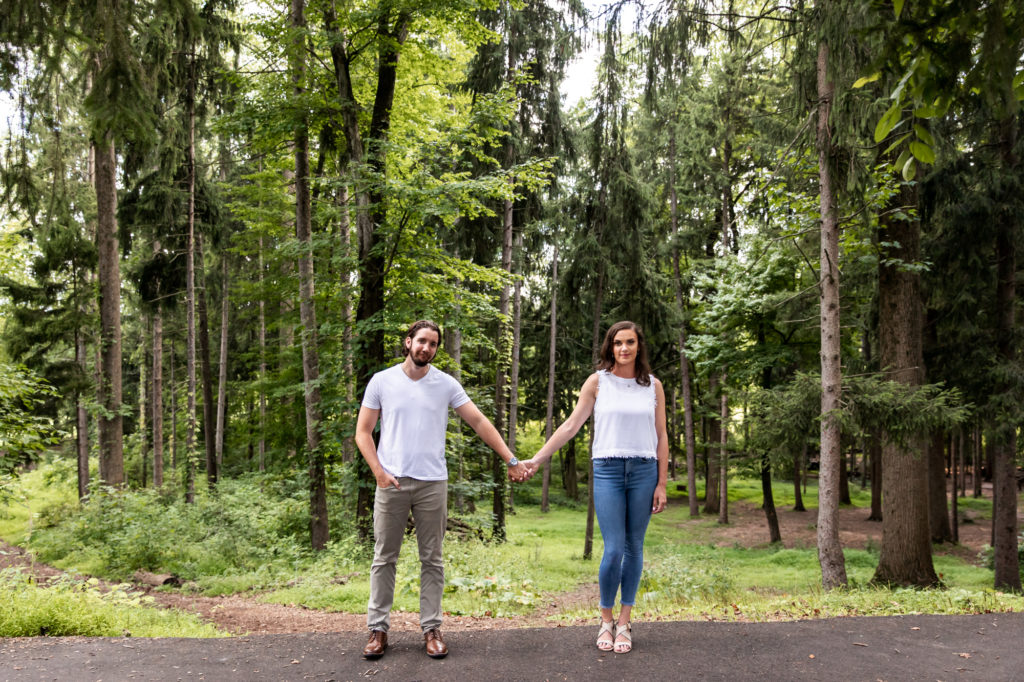 engagement photos at tyler state park